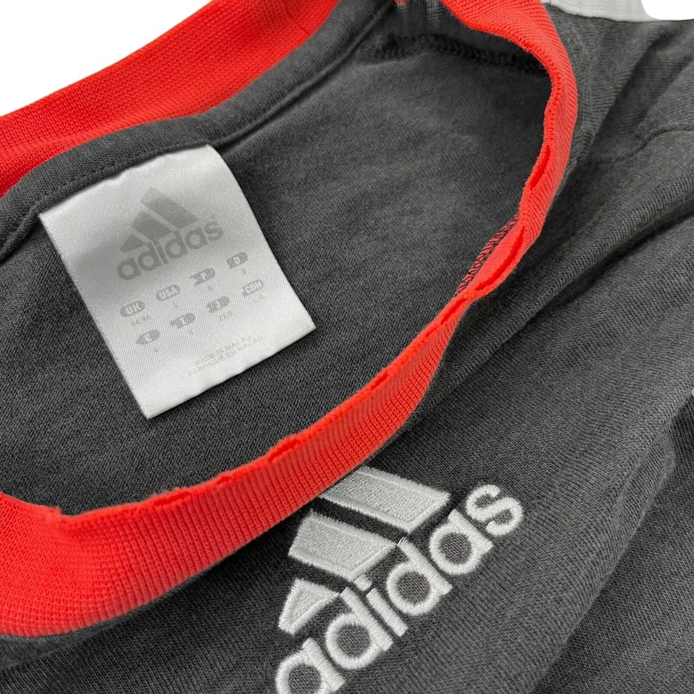 Adidas Vintage 06 Mens DC United MLS Soccer T-Shirt, Adidas Mens Y2K Soccer 518